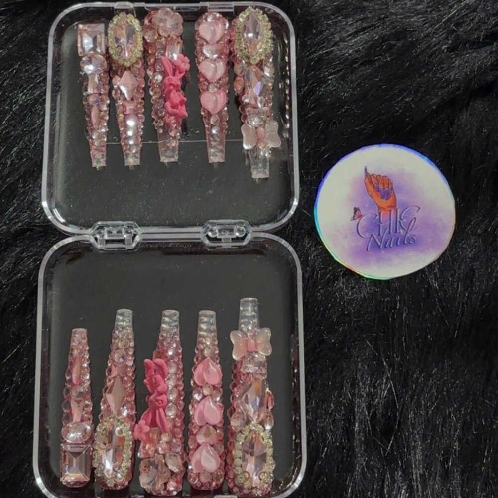 Handmade Acrylic Press-On Nails